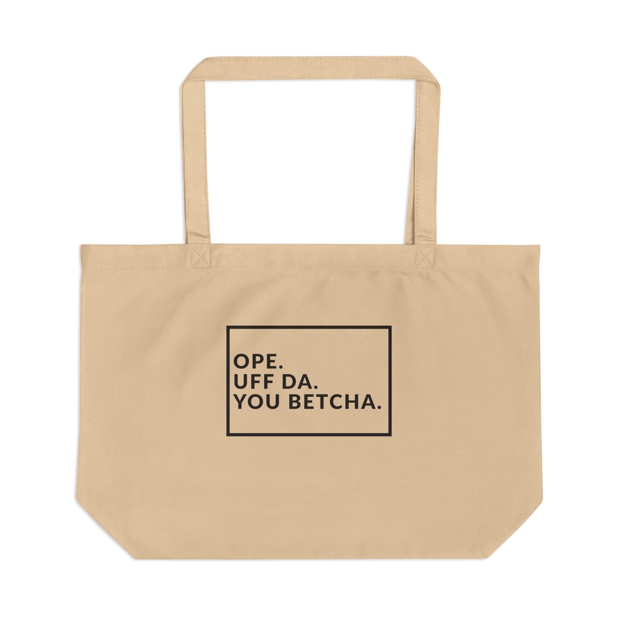 Minnesota Tote Bag — Large Eco Canvas Market Tote