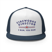 Embroidered Trucker Cap - Fireworks Director