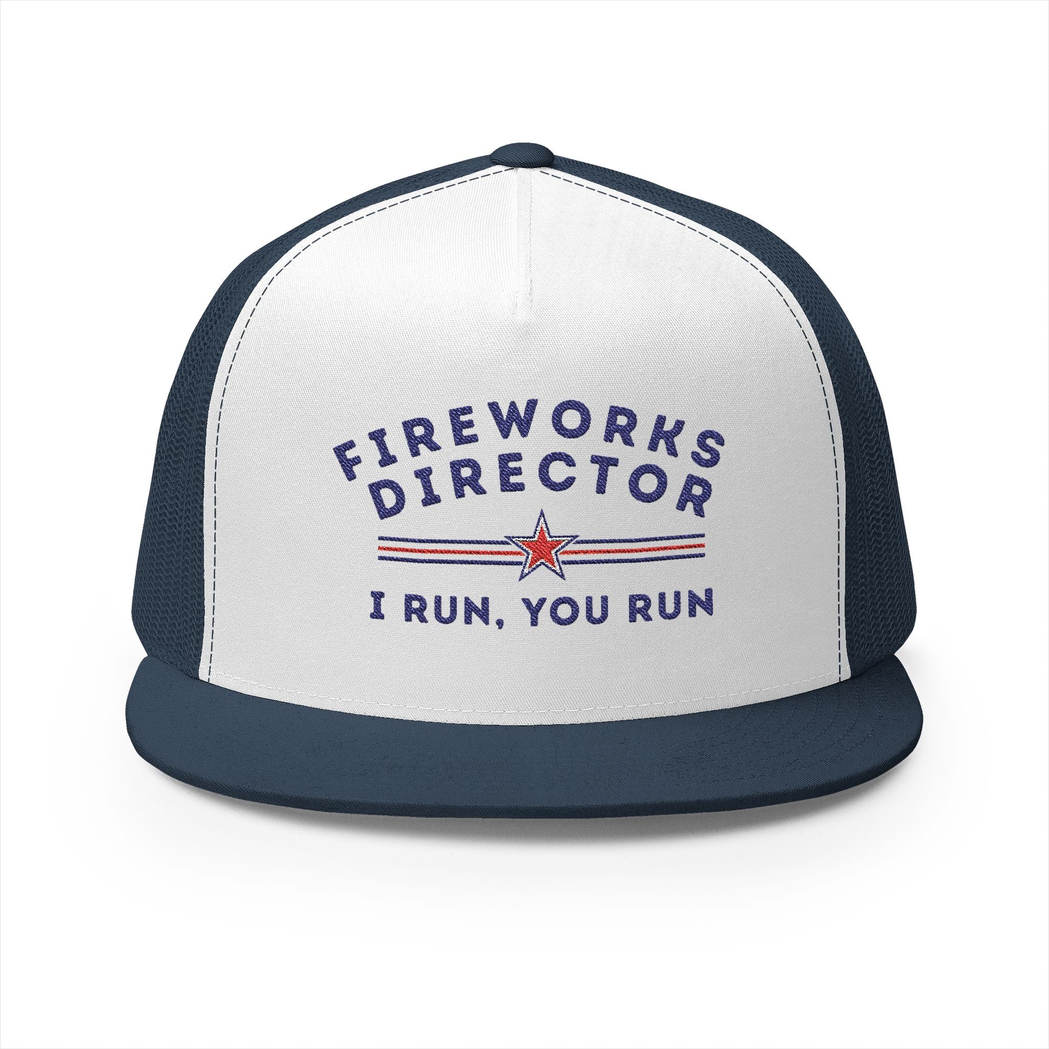 Embroidered Trucker Cap - Fireworks Director