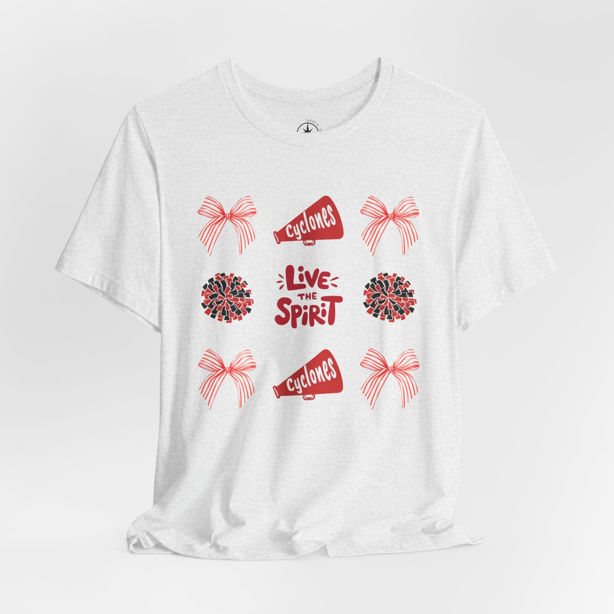 Live the Spirit Cyclone Cheerleading T-shirt