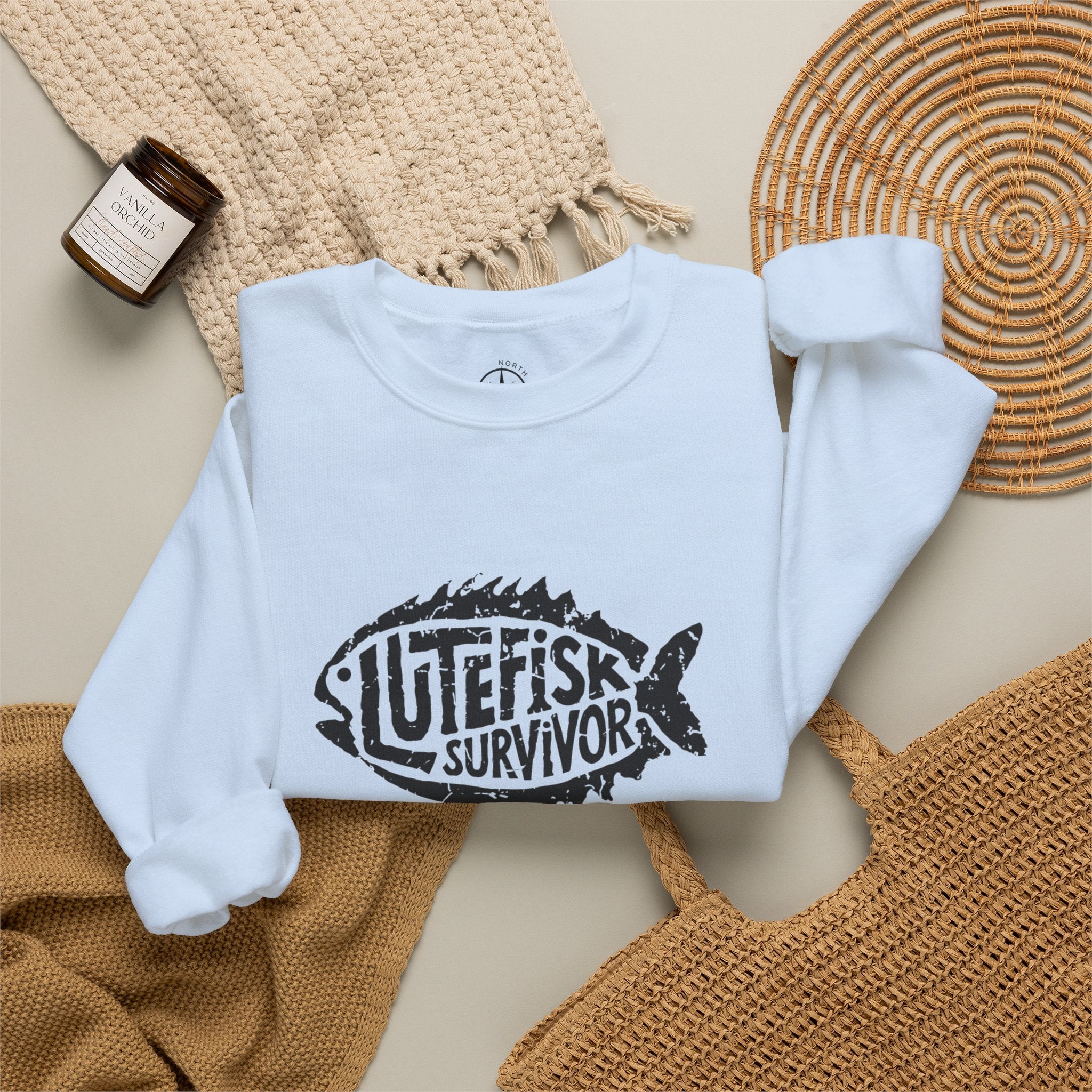 Lutefisk Survivor Sweatshirt