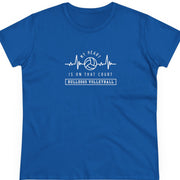 Personalized (Optional) Heartfelt Volleyball T-shirt (Women's Fit)