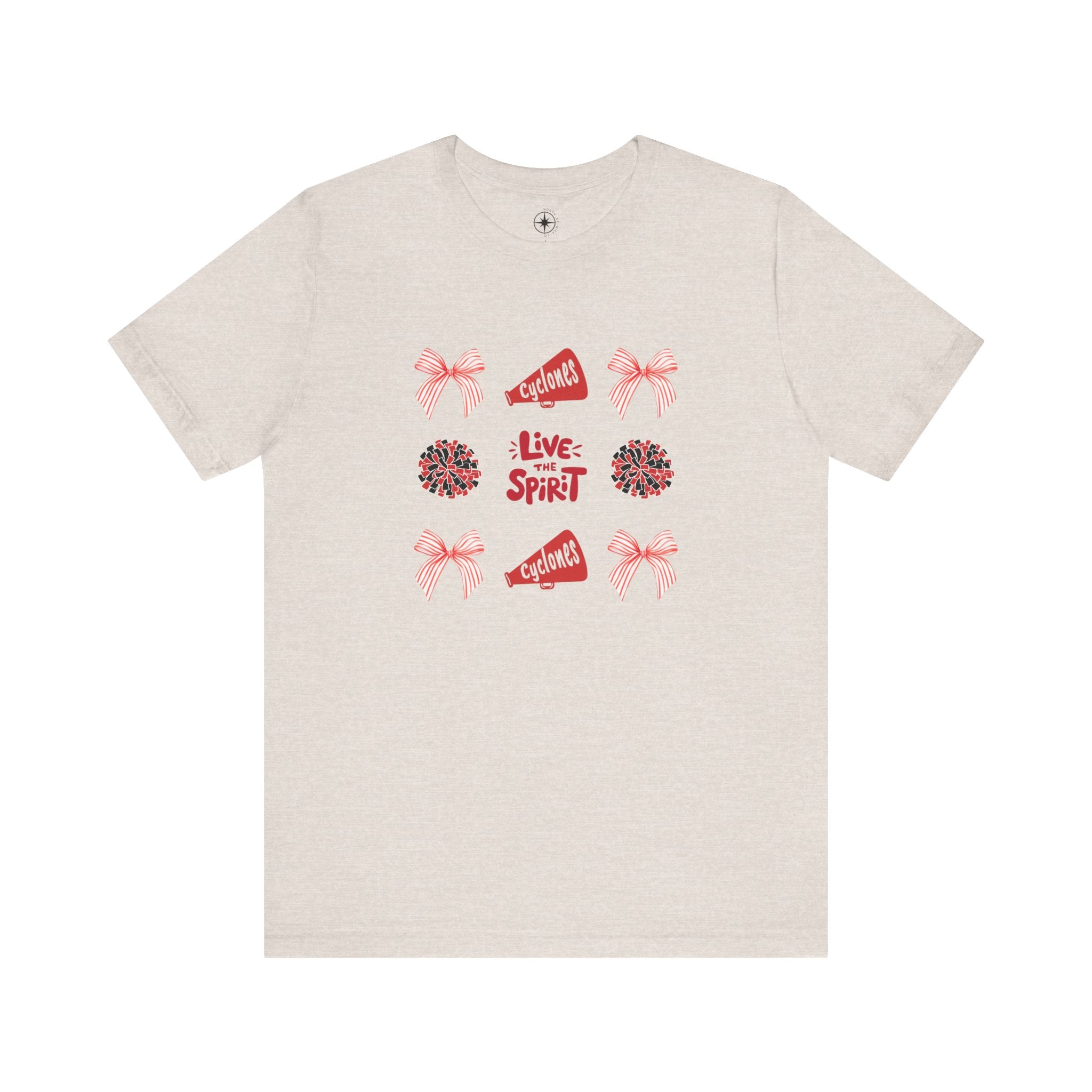Live the Spirit Cyclone Cheerleading Tee