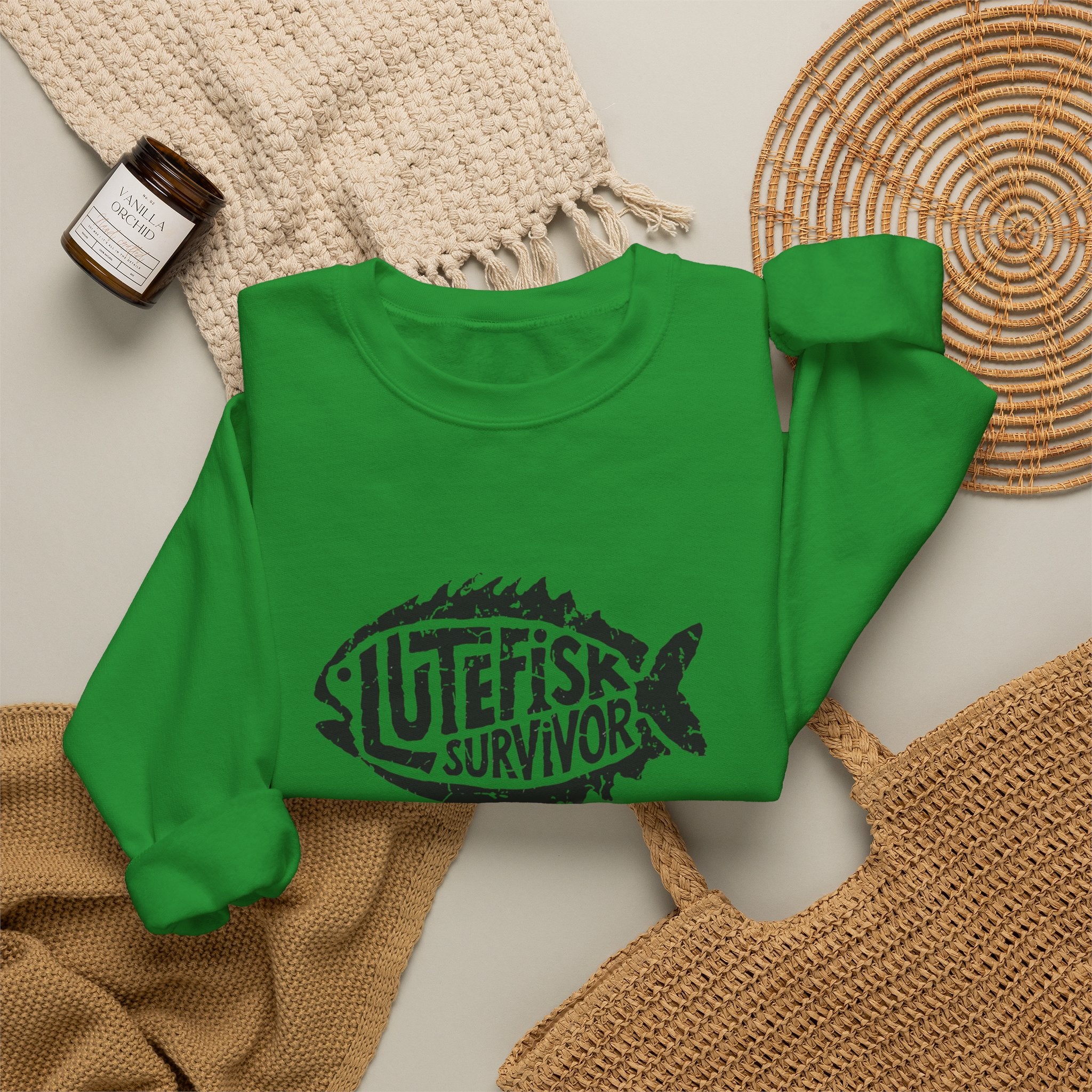Lutefisk Survivor Sweatshirt