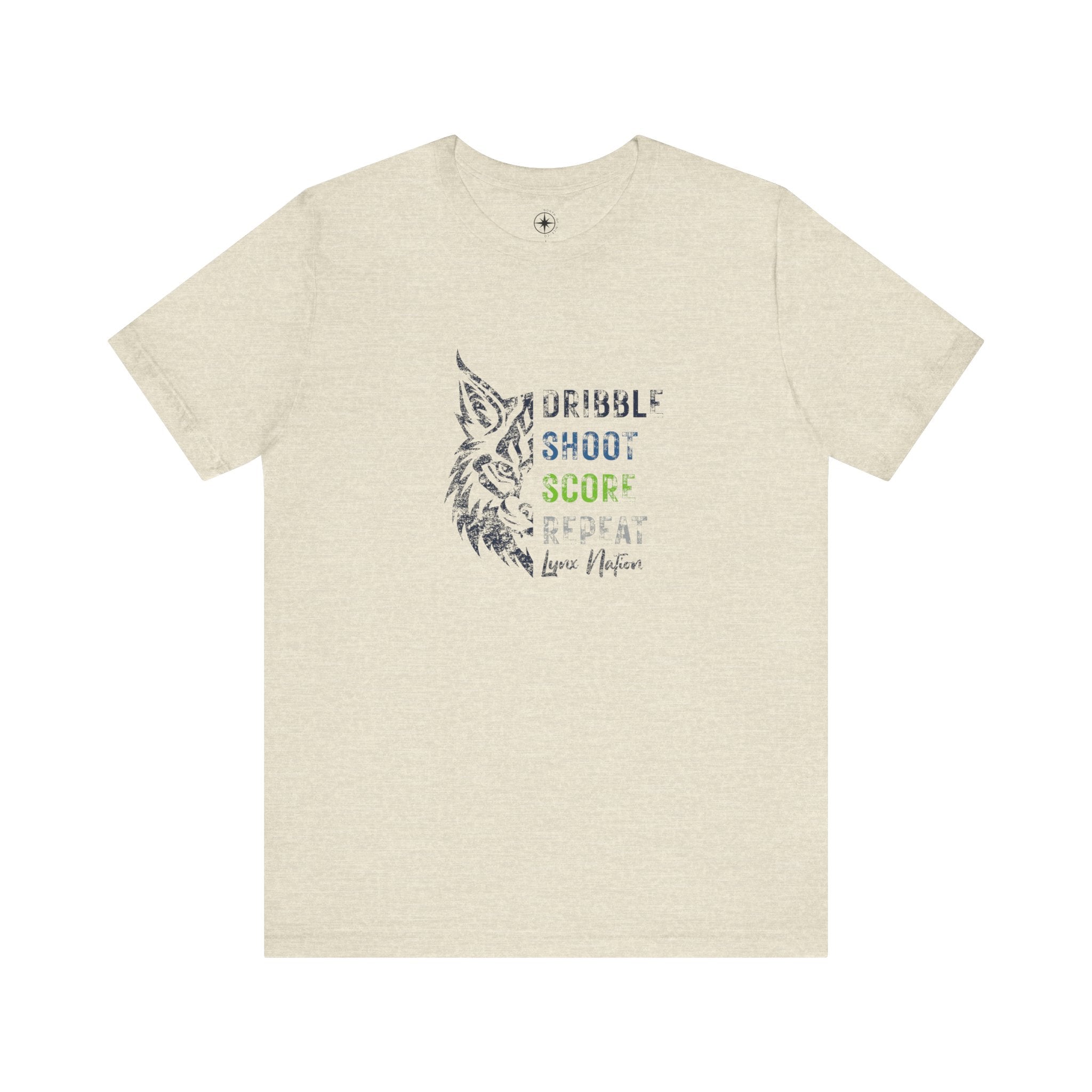 Dribble, Shoot, Score, Repeat, Lynx Nation Tee