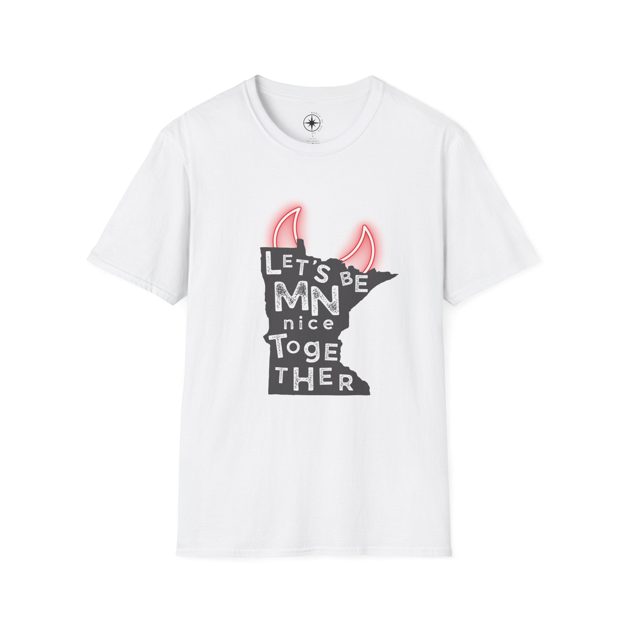 Minnesota Nice Devil Horn Tshirt