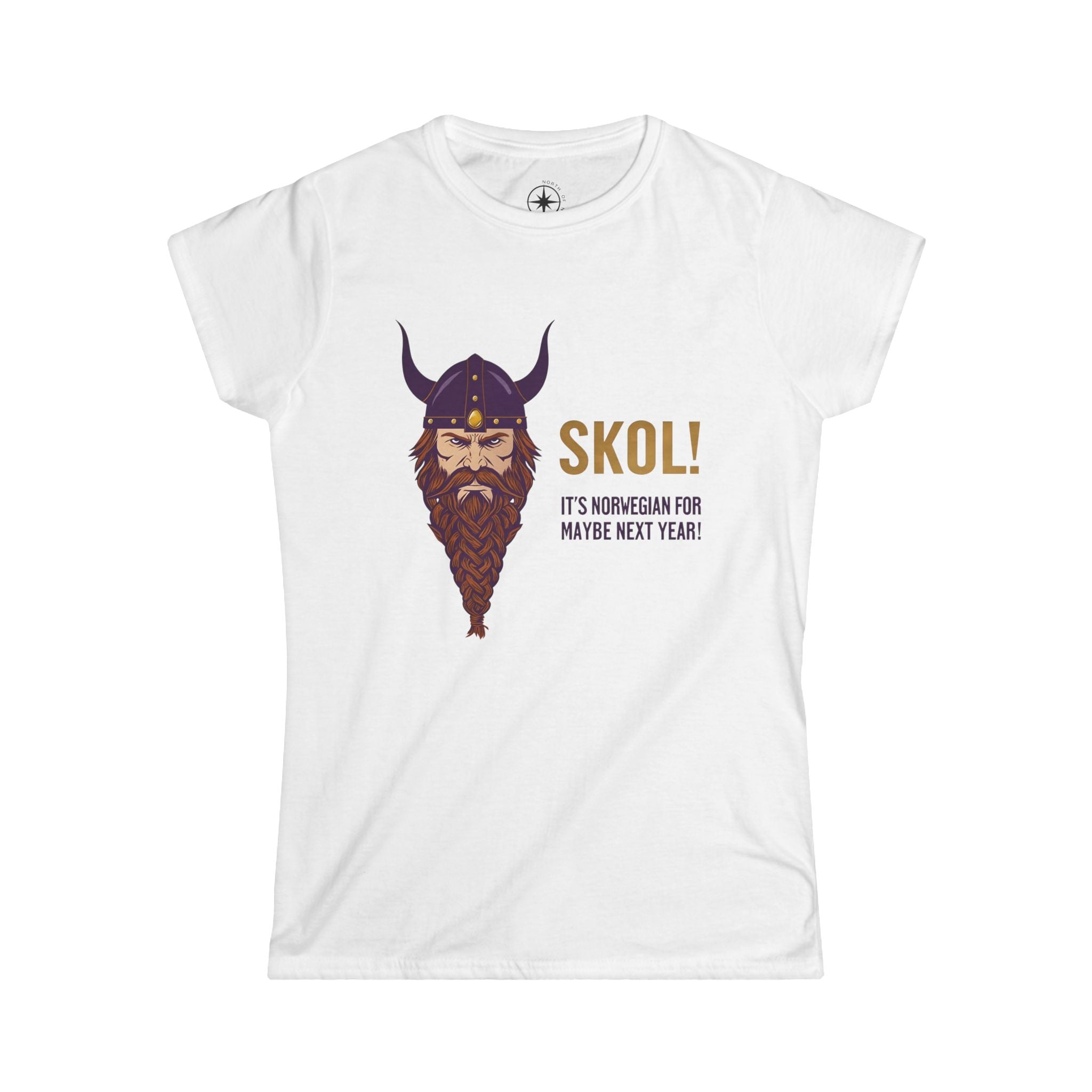 Norwegian Humor SKOL Graphic Women's Tee