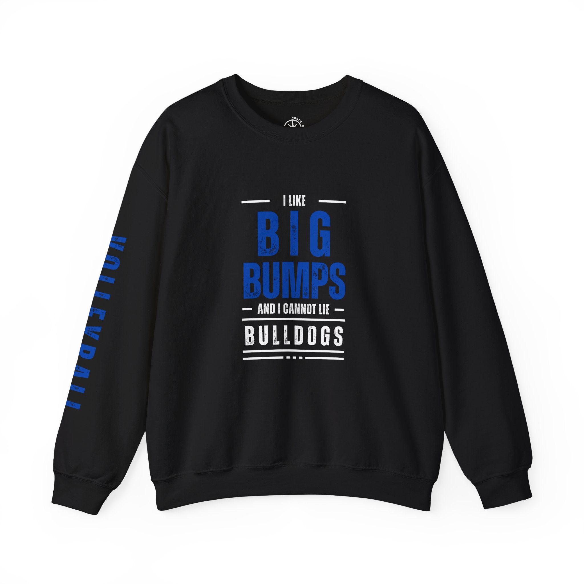 Funny Big Bumps Crewneck Sweatshirt for Bulldog Fans