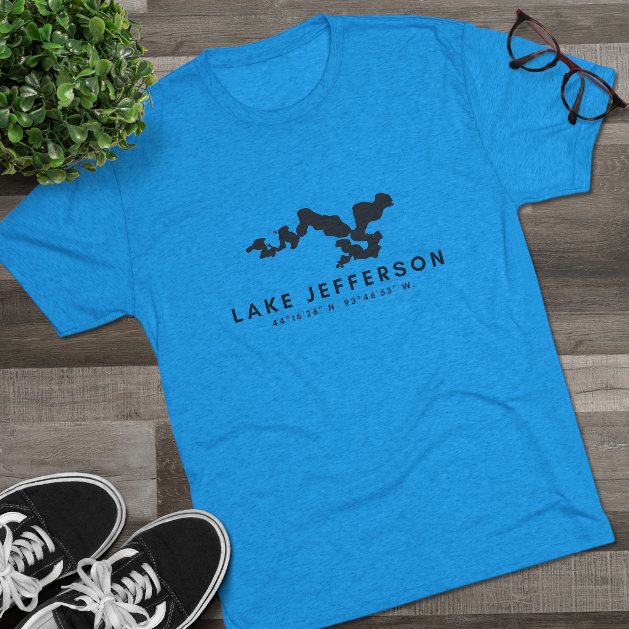 Lake Jefferson Map Tee