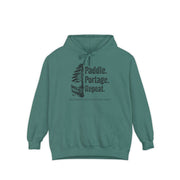 Paddle. Portage. Repeat. Hoodie