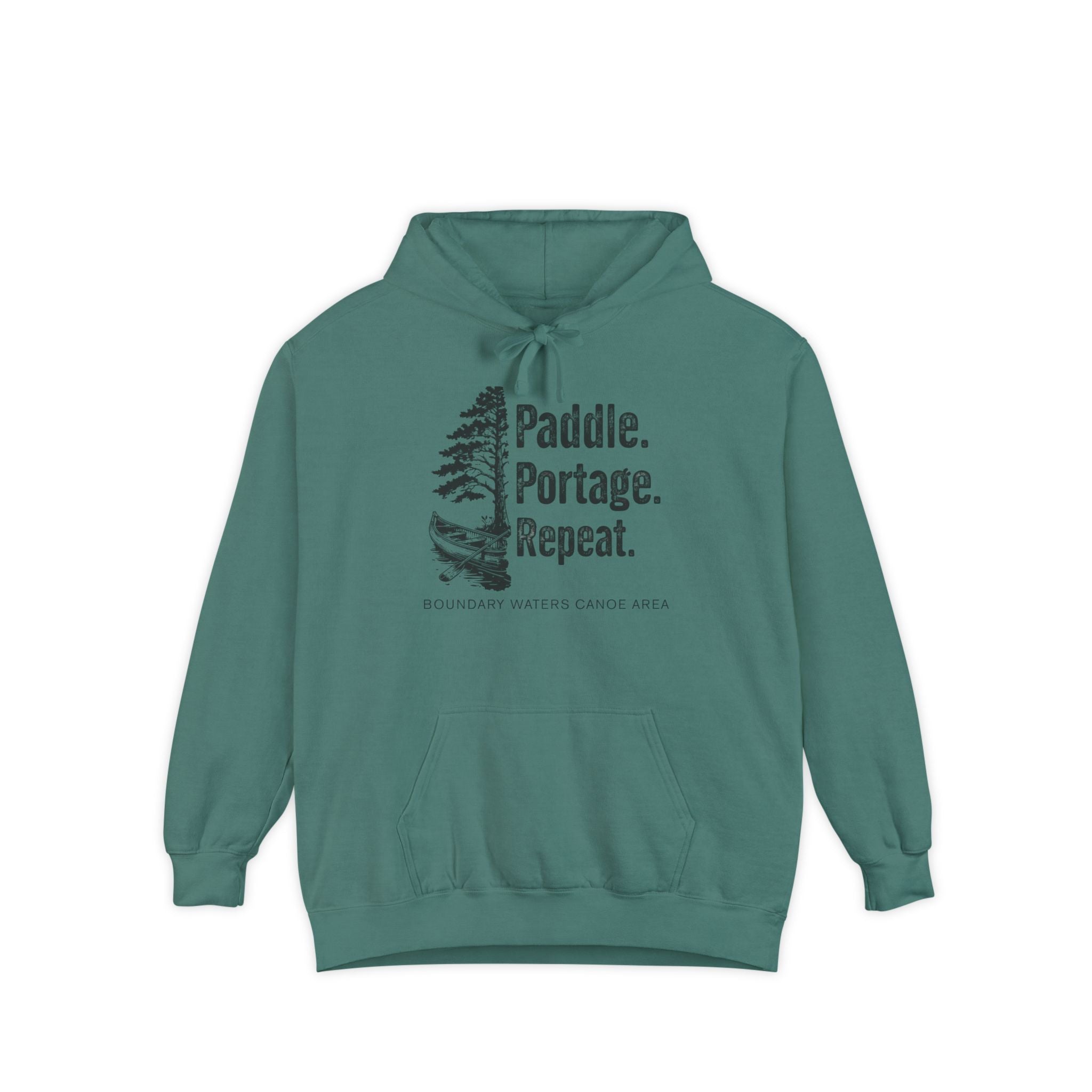 Paddle. Portage. Repeat. Hoodie