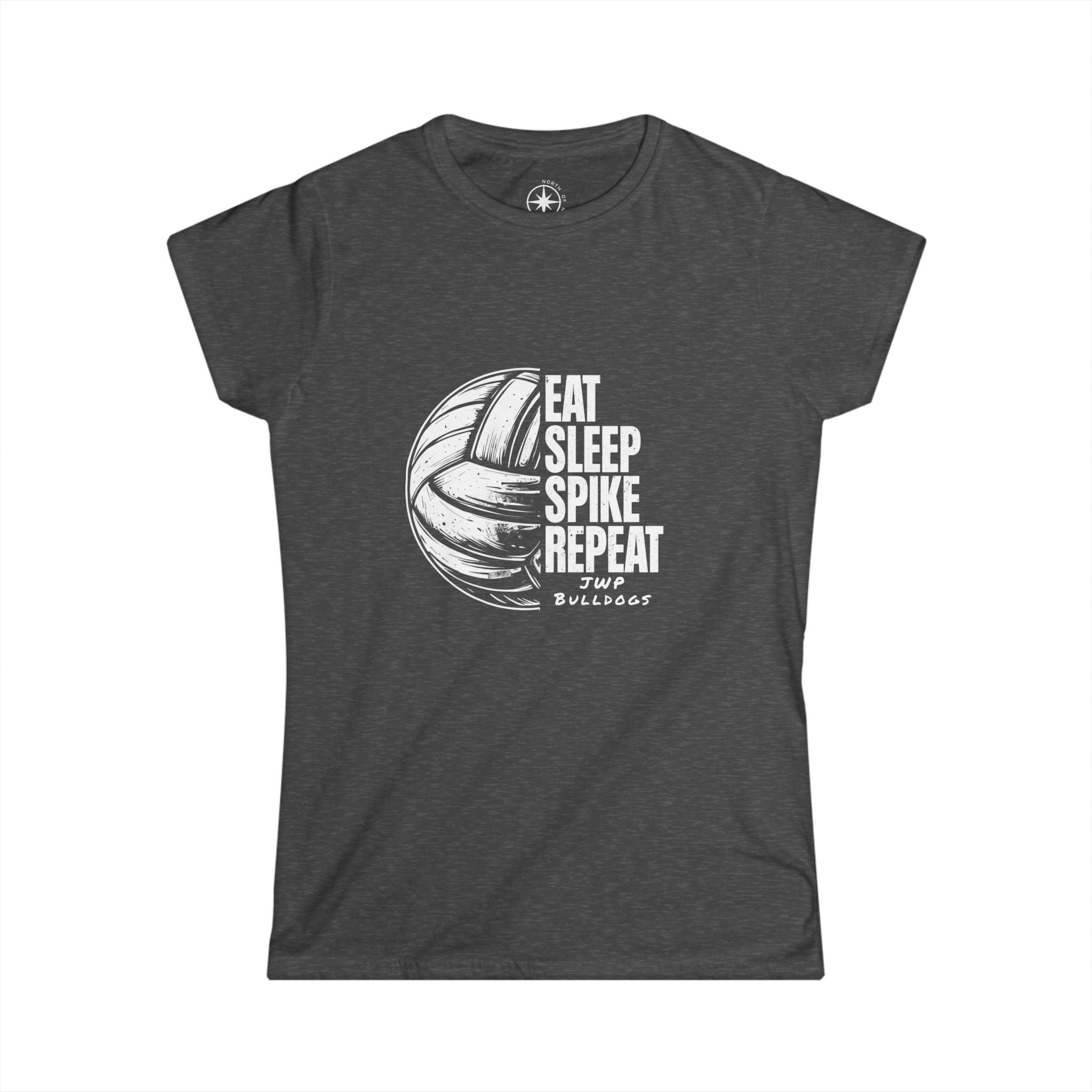 Volleyball Women's Tee for Janesville Bulldogs