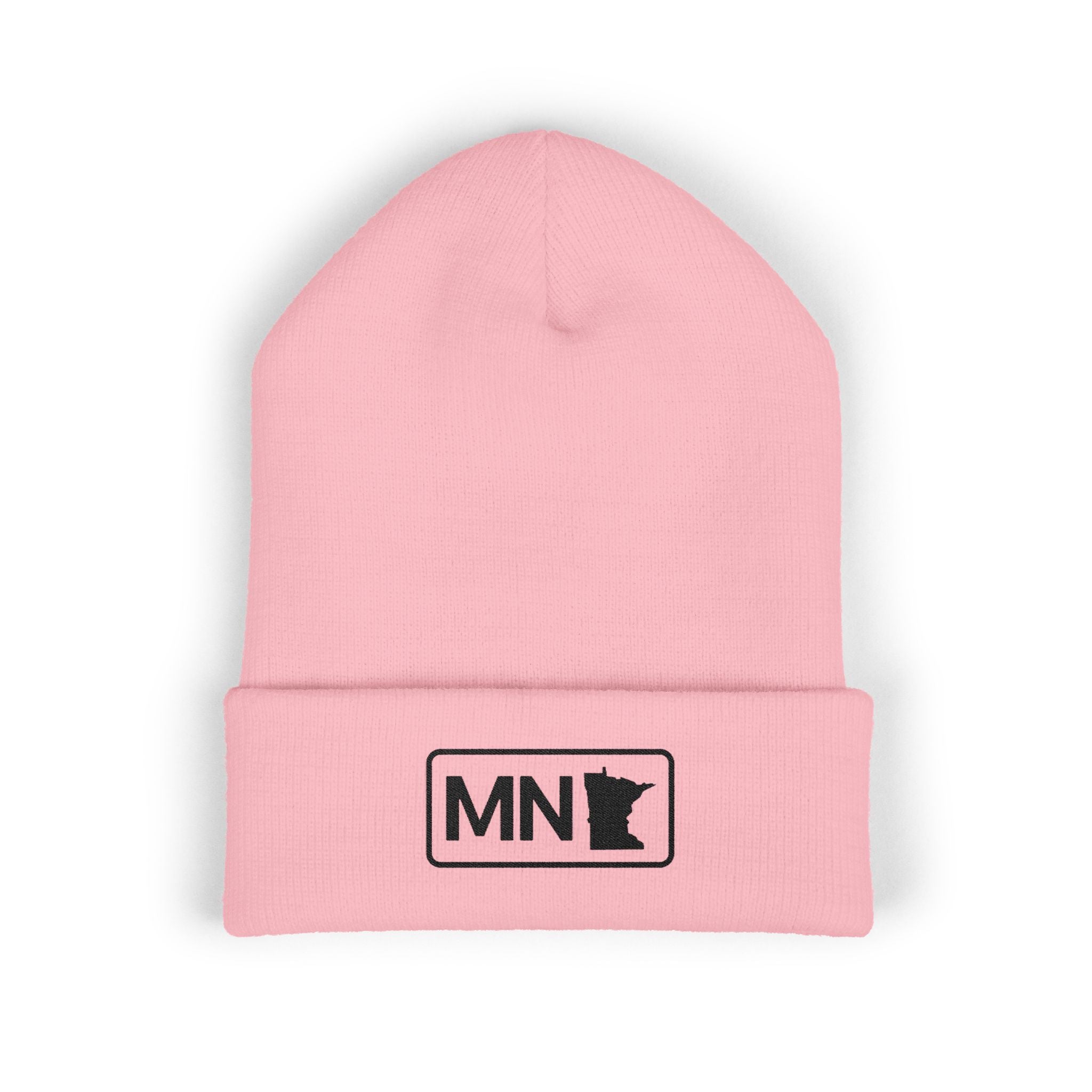 Classic Cuffed Beanie with Minnesota Black Embroidery