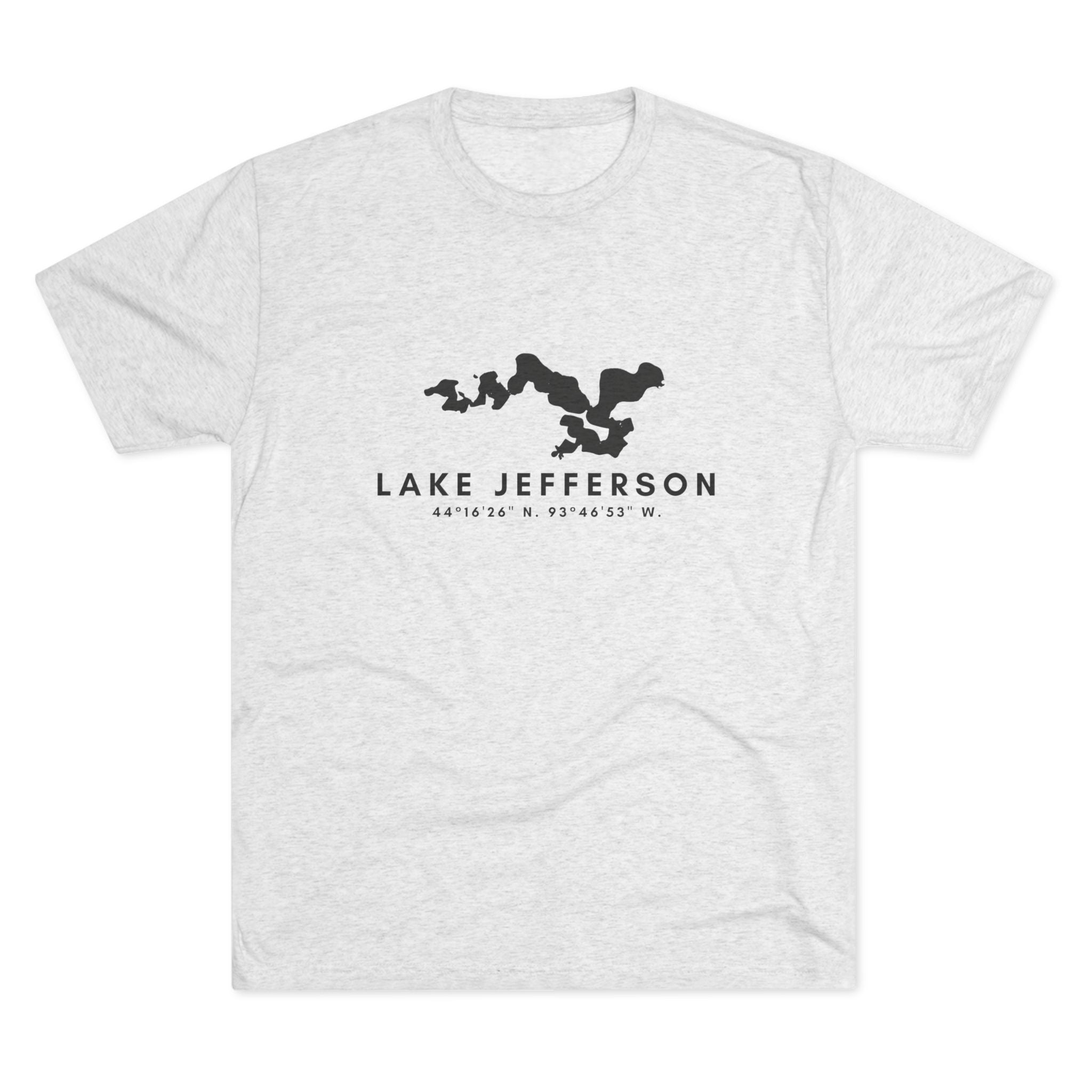 Lake Jefferson Map Tee
