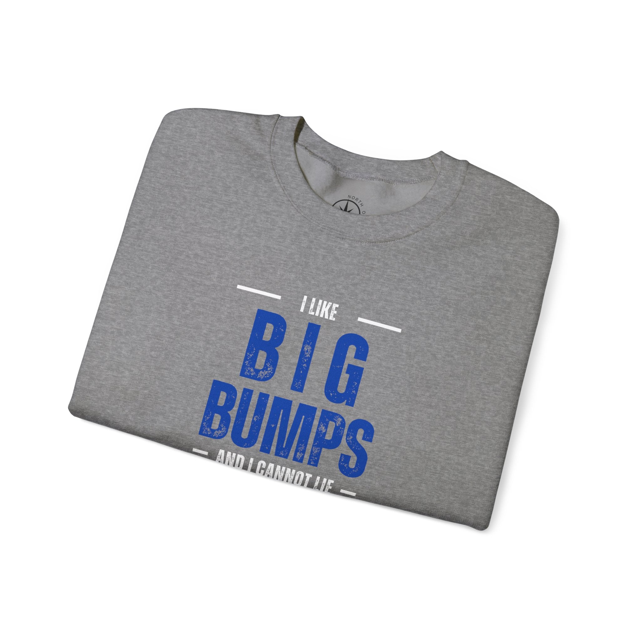 Funny Big Bumps Crewneck Sweatshirt for Bulldog Fans