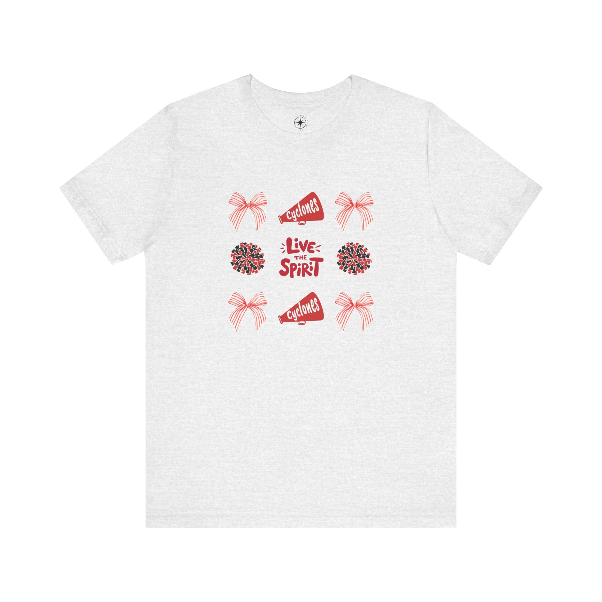 Live the Spirit Cyclone Cheerleading Tee