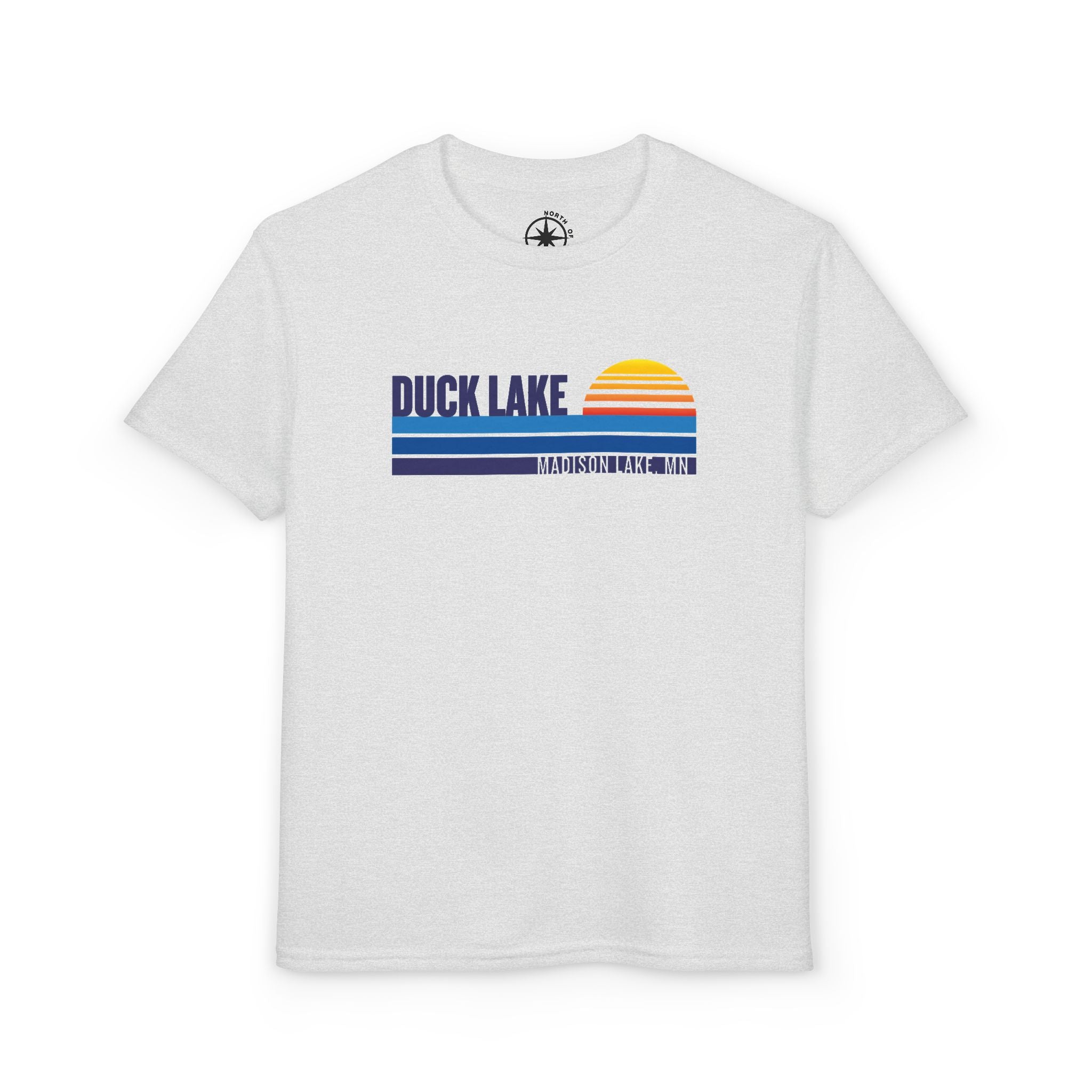 Duck Lake Retro Sunset Kids Tee