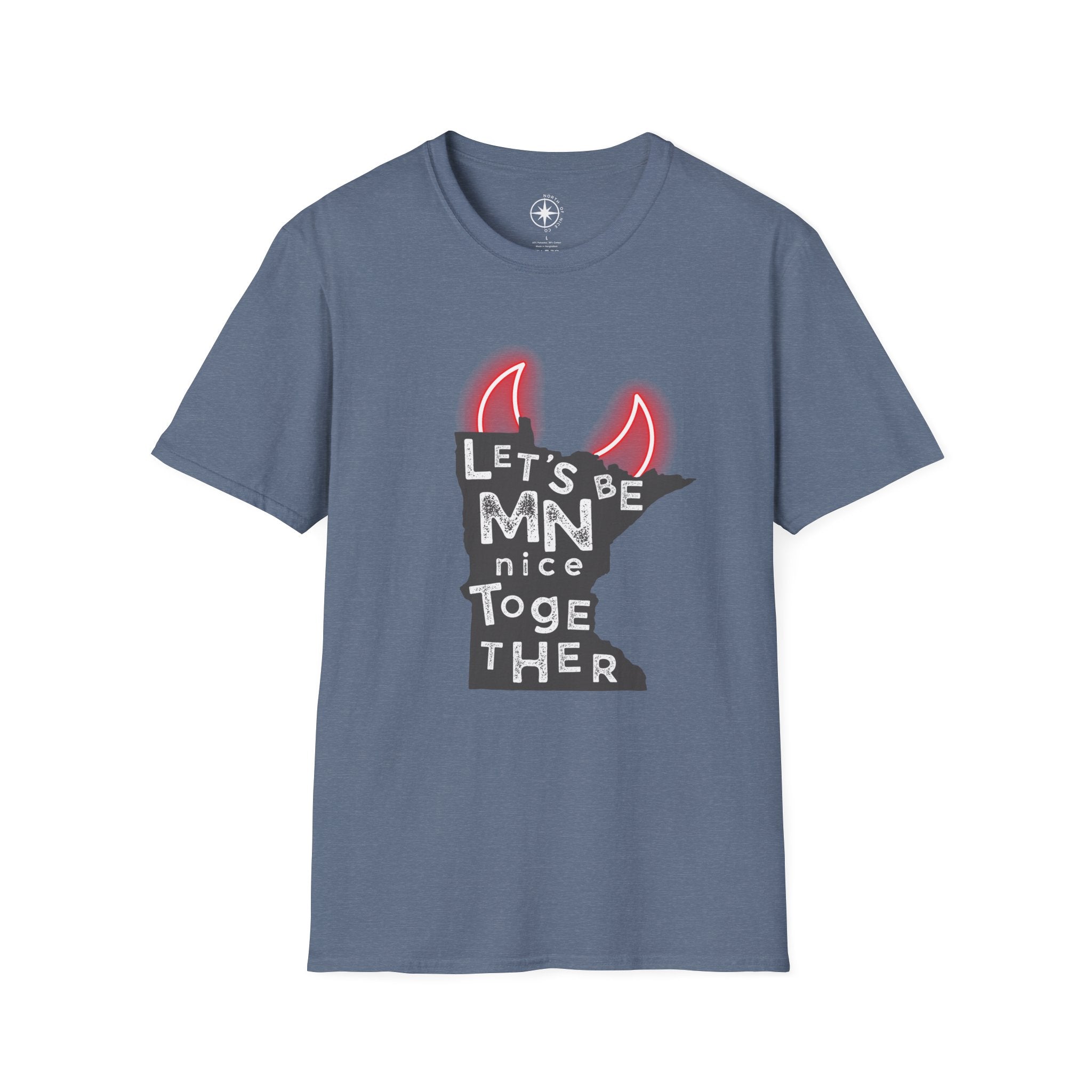 Minnesota Nice Devil Horn Tshirt