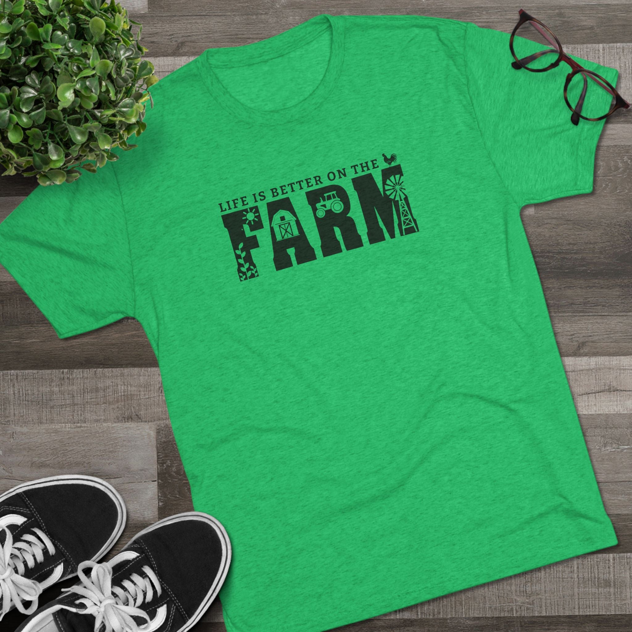 "Life is Better on the Farm" Unisex Softstyle T-Shirt - Perfect for Farm Lovers