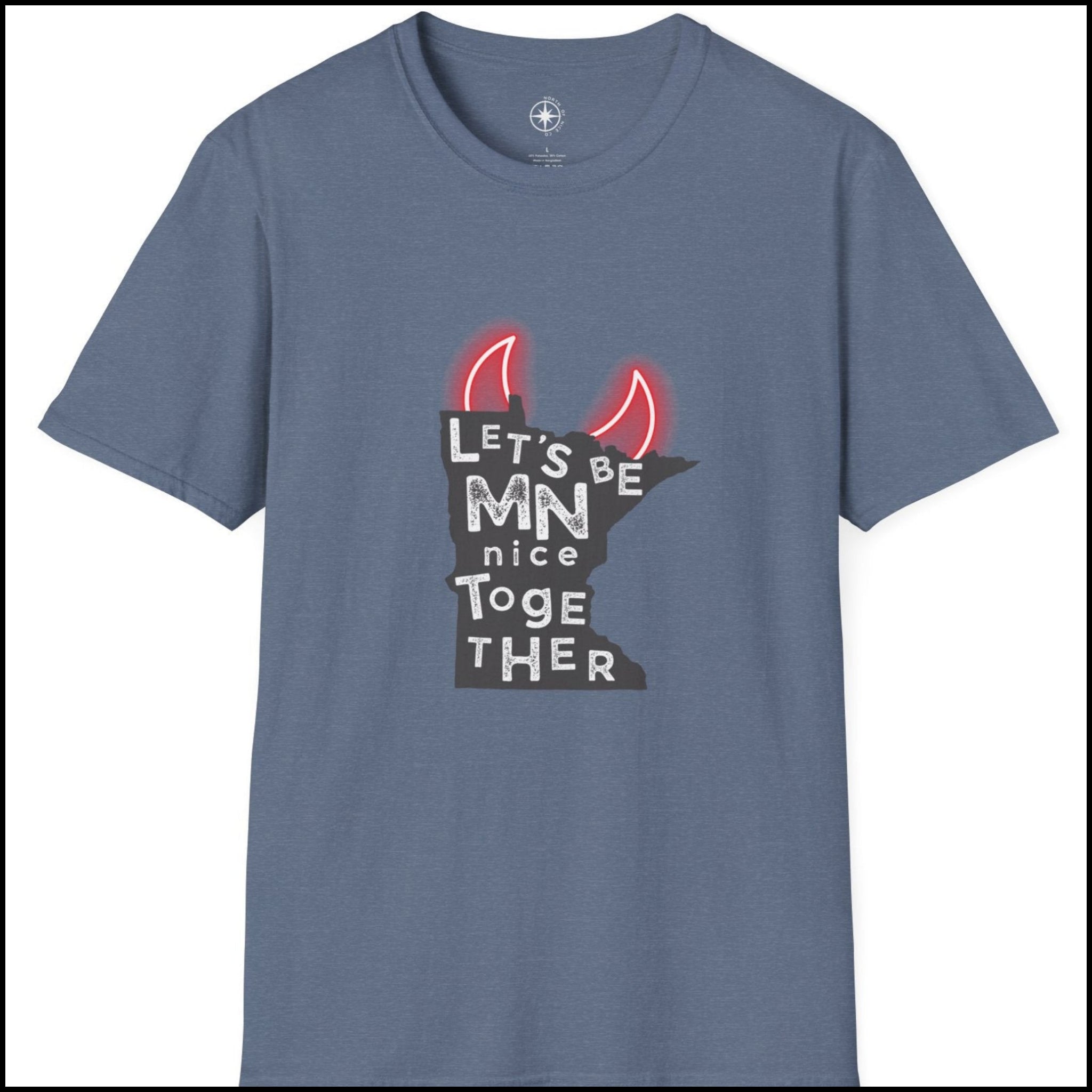 Minnesota Nice Devil Horn Tee