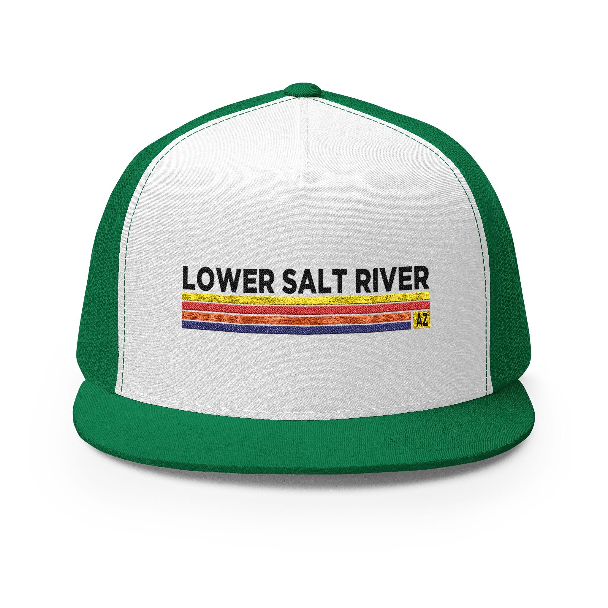 Colorful Embroidered Lower Salt River, AZ Trucker Cap