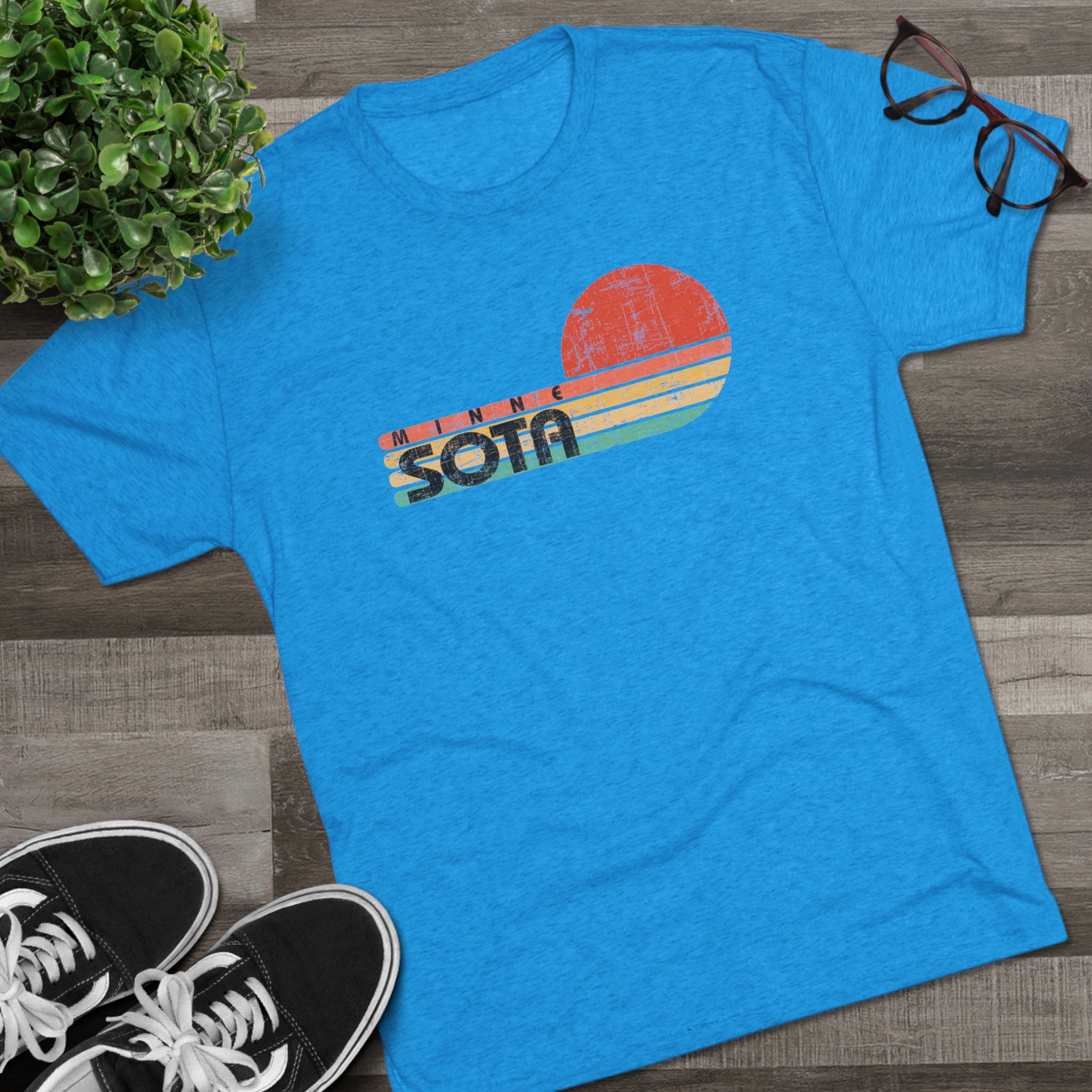 Retro MinneSOTA Unisex Tri-Blend Tee