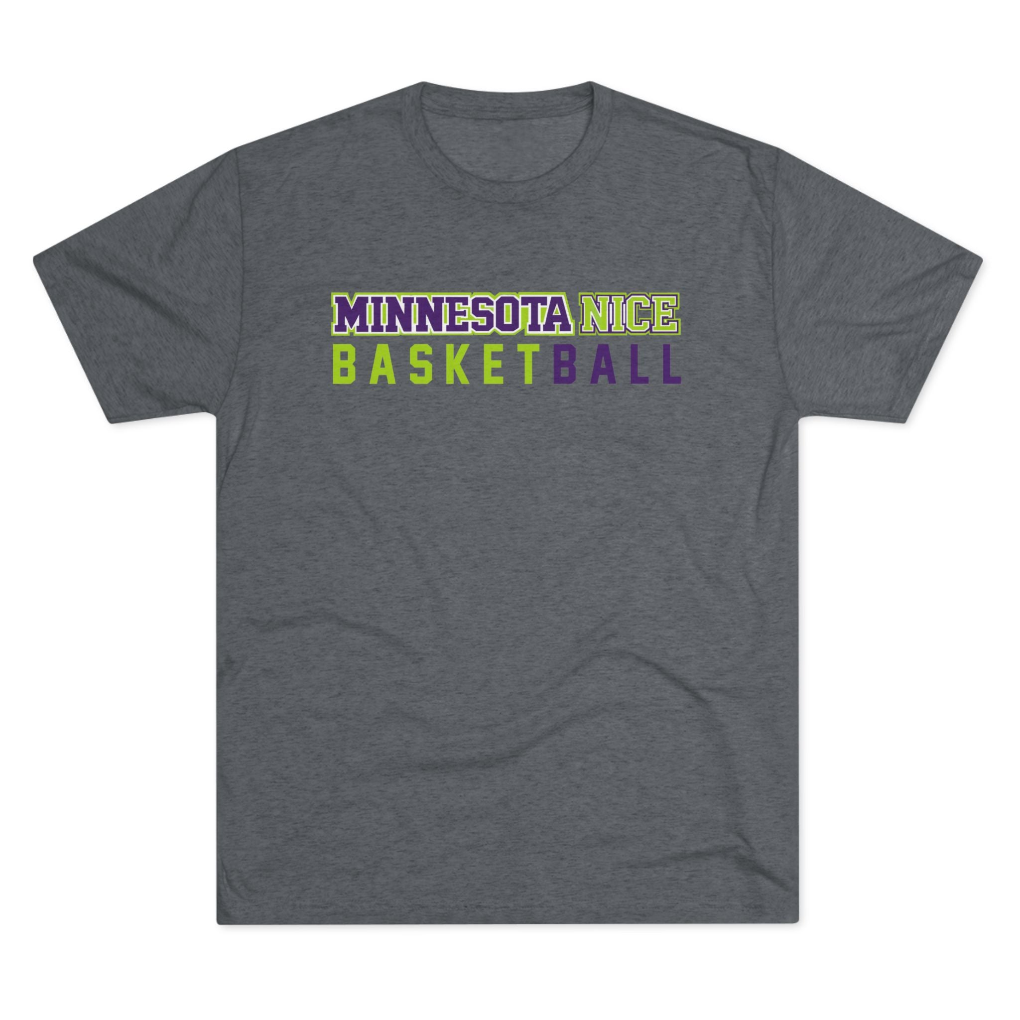 Minnesota Nice Basketball Tee — Retro Twin-Color Sports T‑Shirt