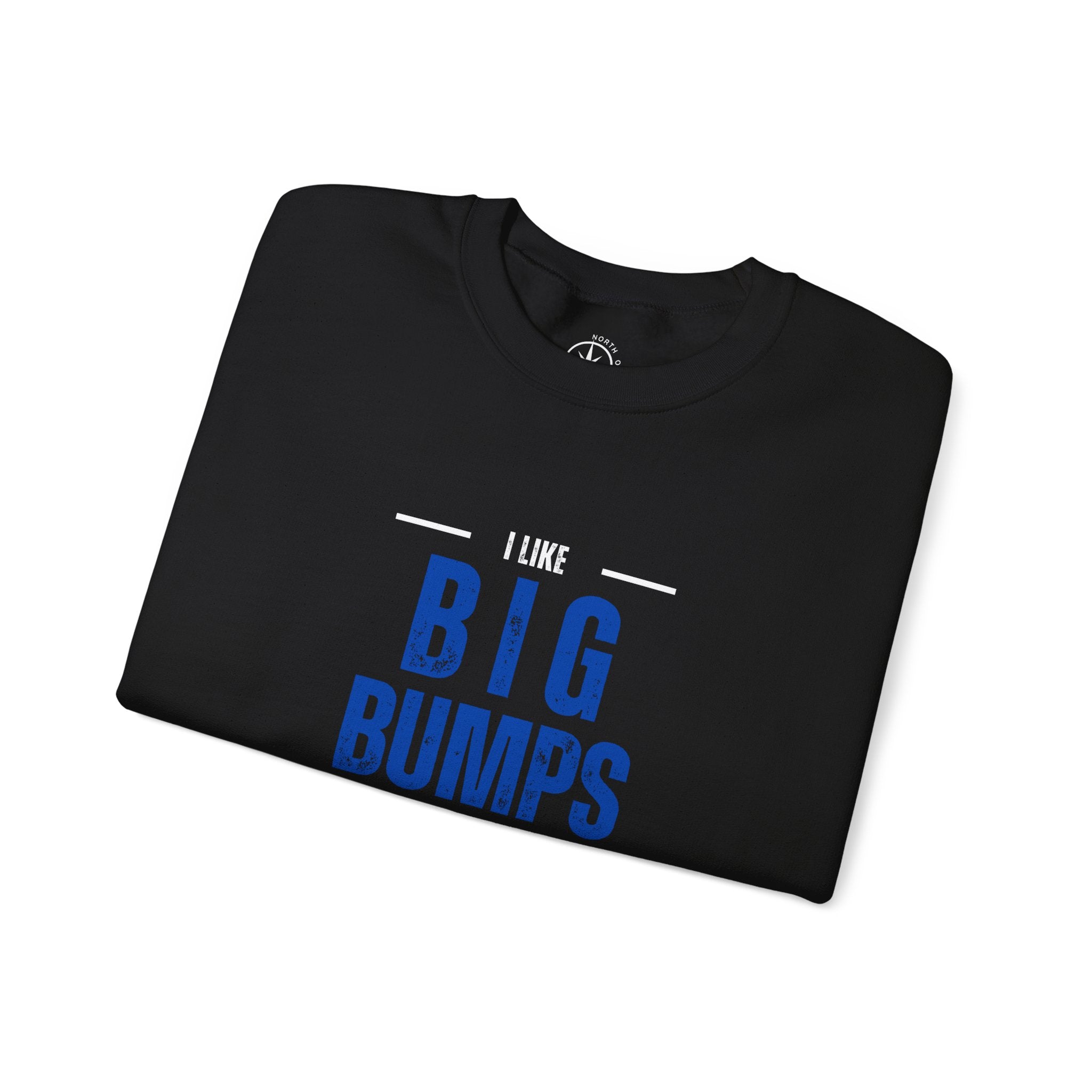 Funny Big Bumps Crewneck Sweatshirt for Bulldog Fans