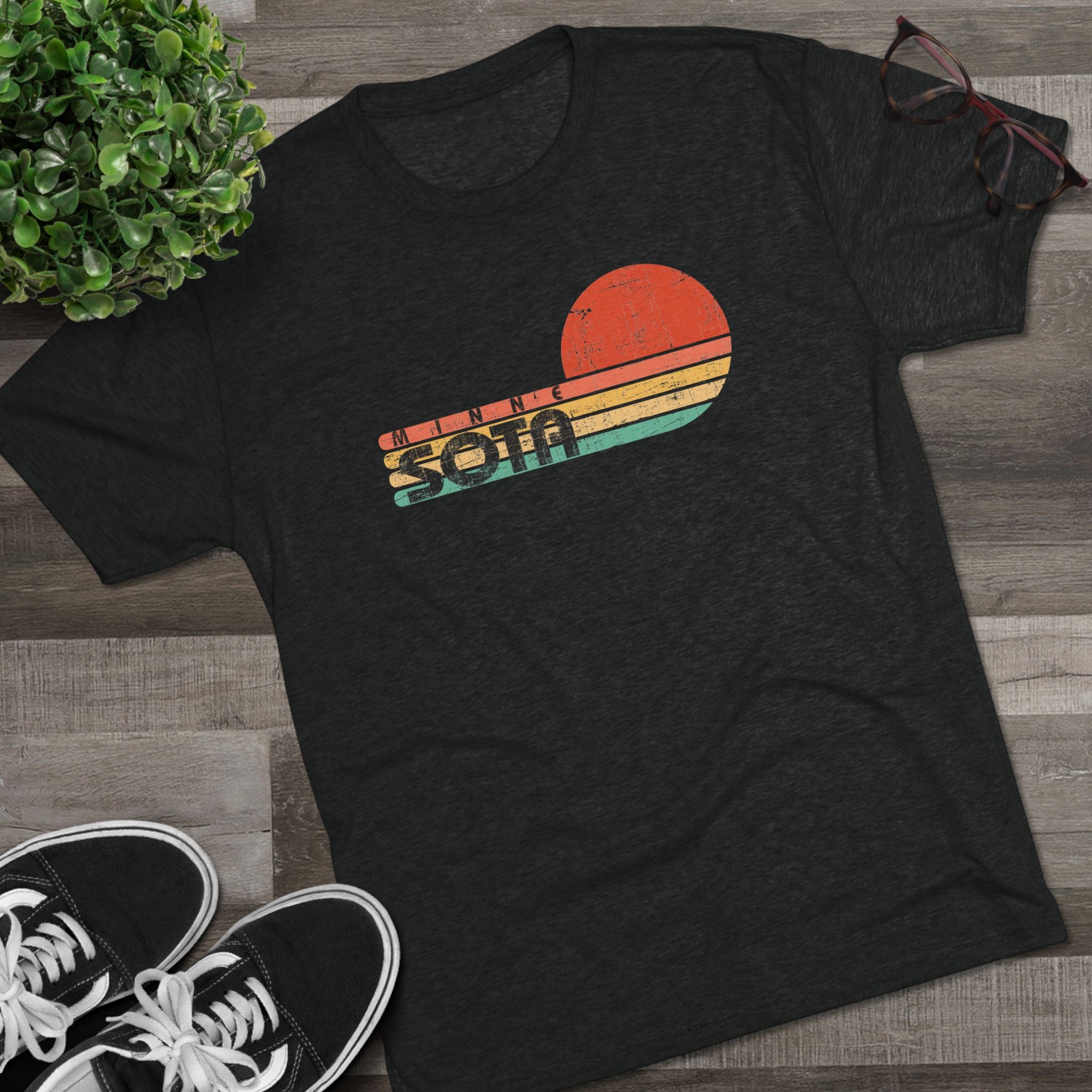 Retro MinneSOTA Unisex Tri-Blend Tee