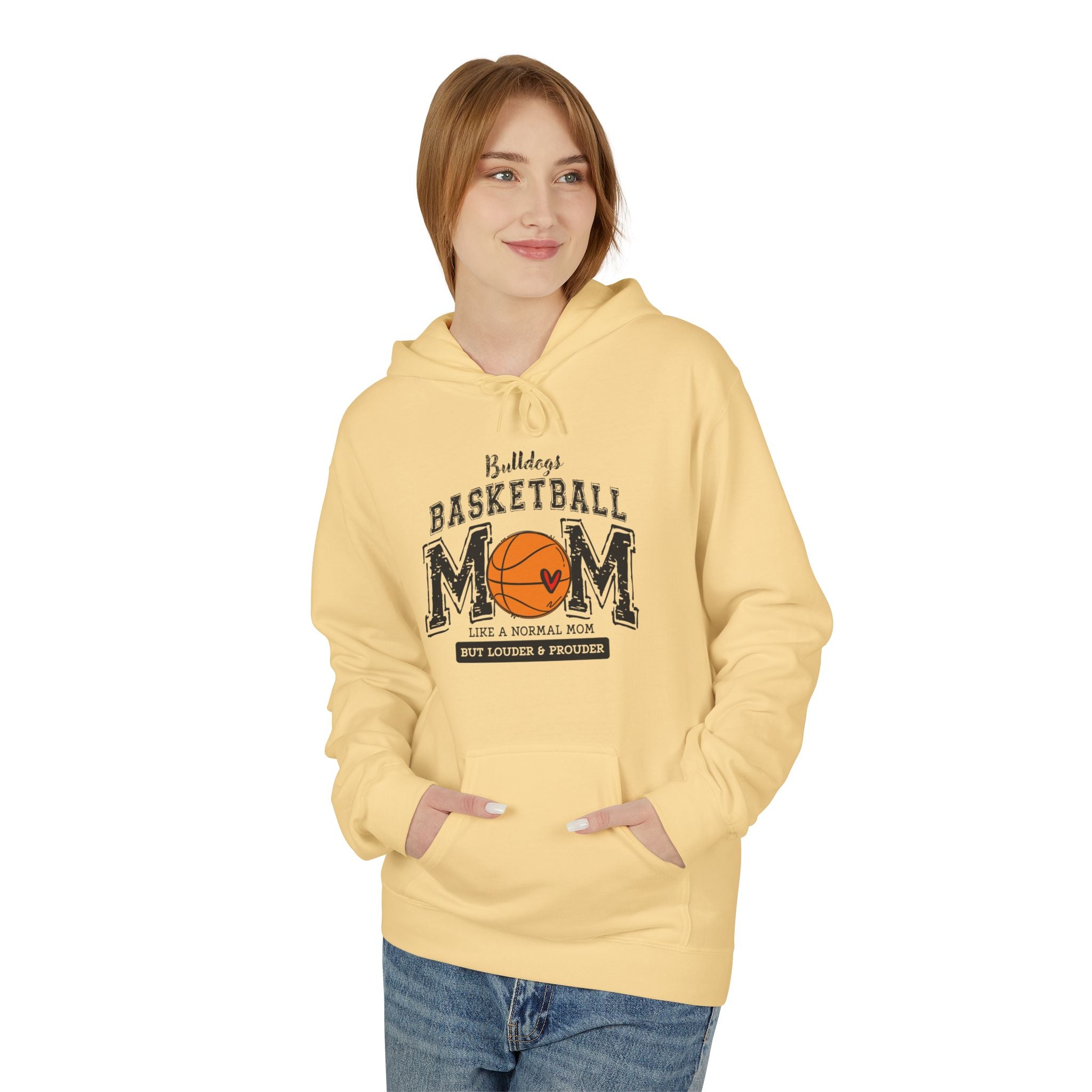 Bulldog Basketball Mom Hoodie