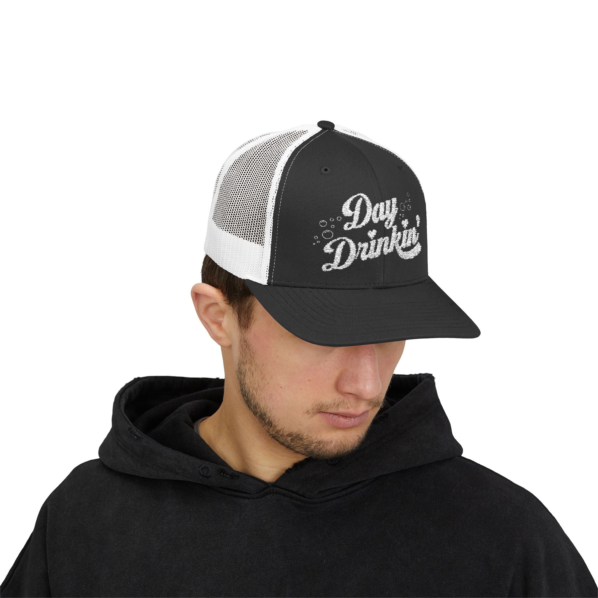 Sparkly Day Drinkin' Snapback Trucker Cap