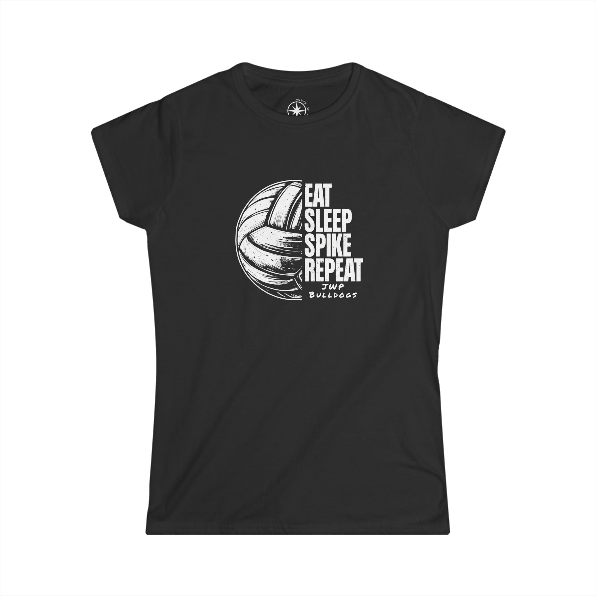 JWP Bulldog Volleyball T-shirt (Women's Fit)