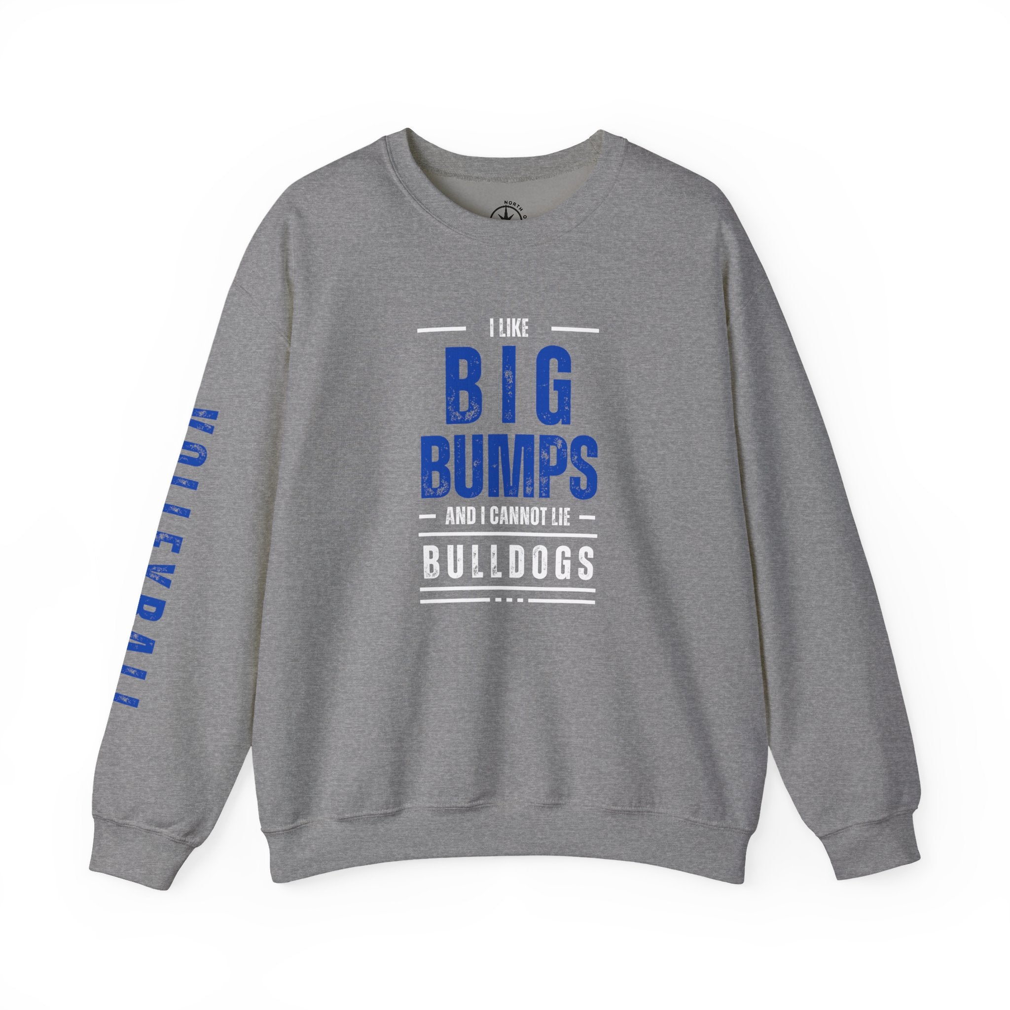 Funny Big Bumps Crewneck Sweatshirt for Bulldog Fans