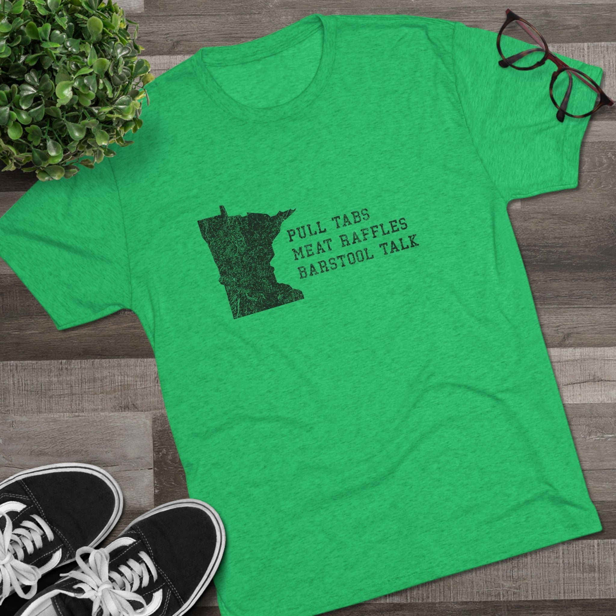 The Holy Trinity Tee: Pull Tabs, Meat Raffles and Barstool Talk T-shirt