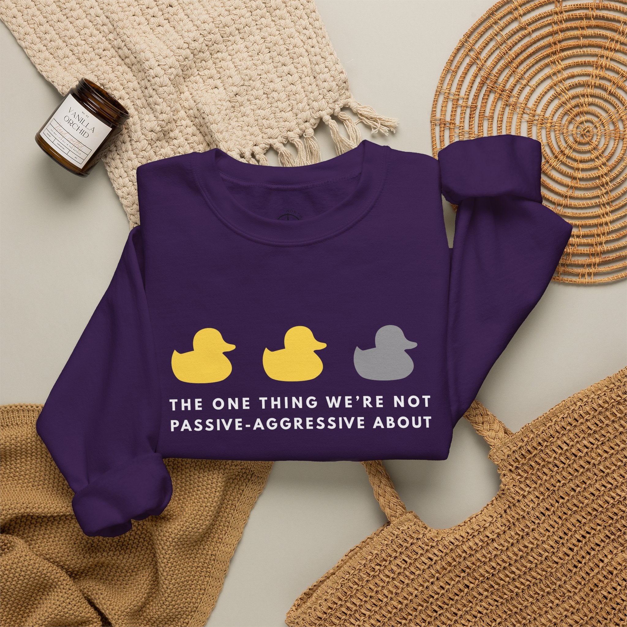 Minnesota Duck Duck Gray Duck Sweatshirt