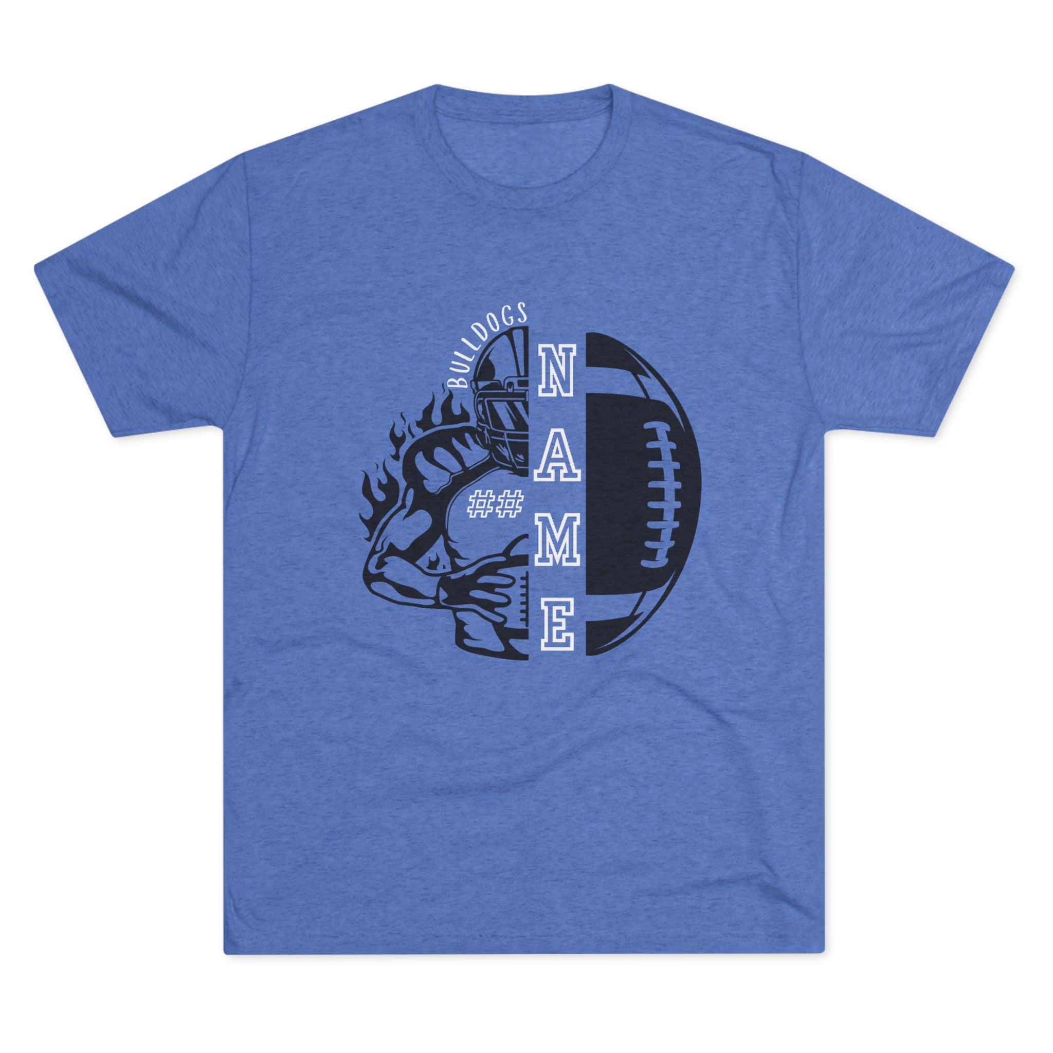Bulldogs Football Personalized T-shirt