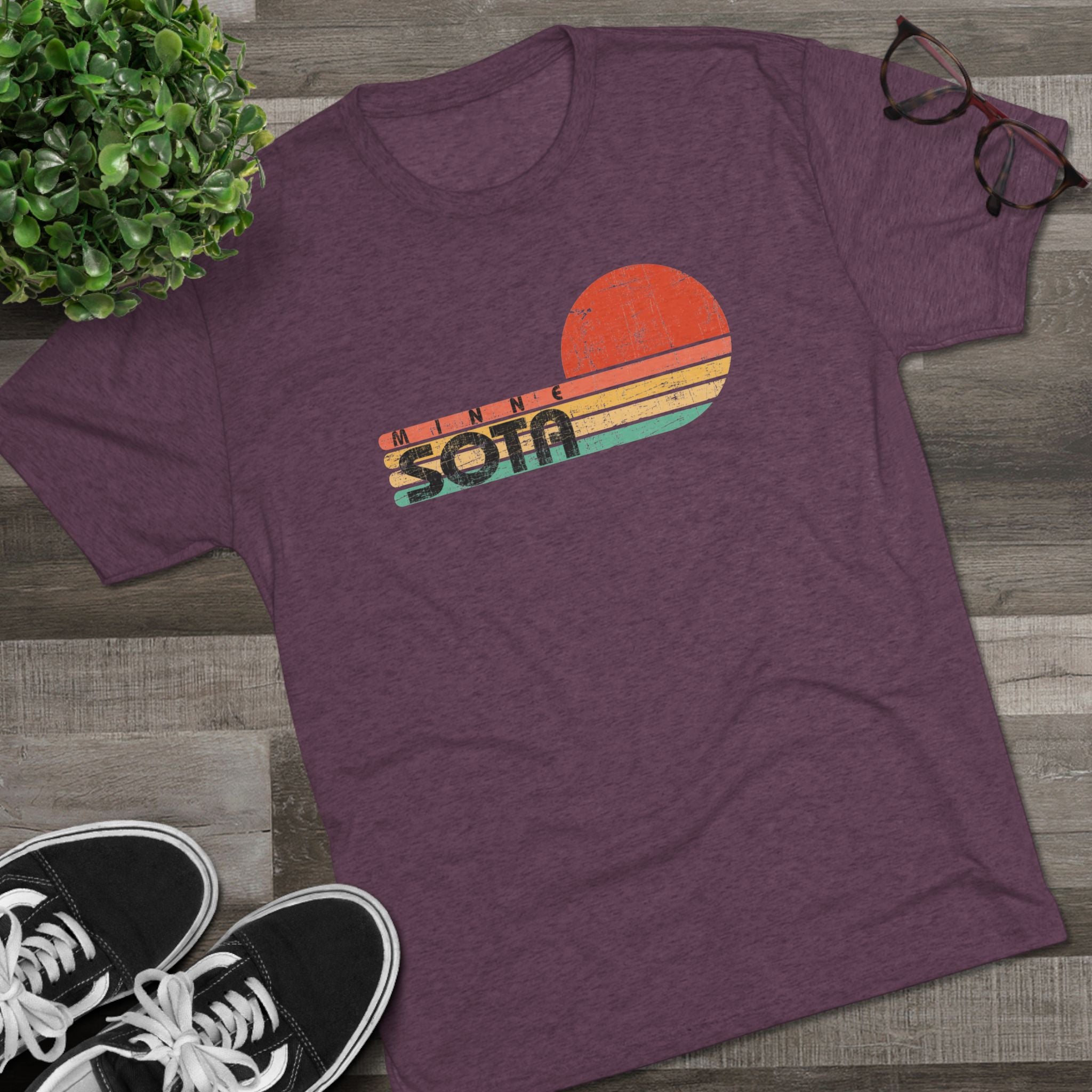 Retro MinneSOTA Unisex Tri-Blend Tee