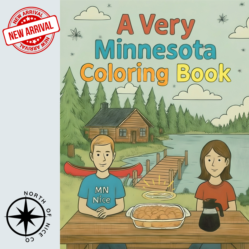 A Very Minnesota Coloring Book (Spiral Bound)
