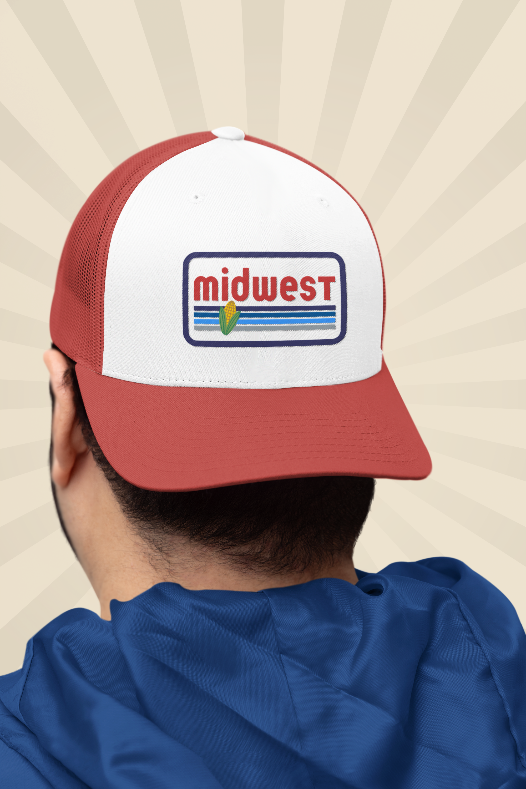 Midwest Embroidered 5 Panel Trucker Cap