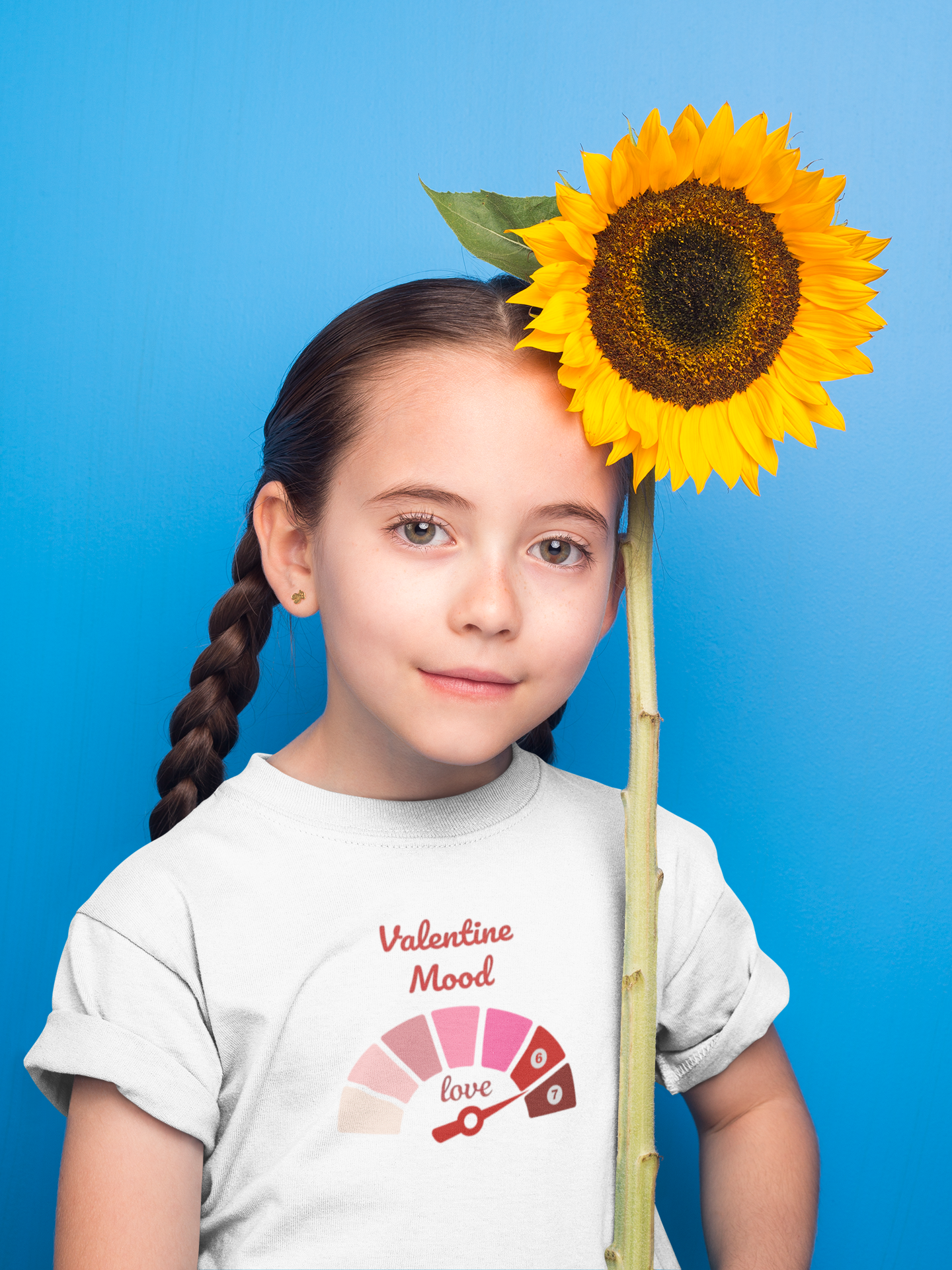 Valentine Mood gauge Kids Tee | 6 7 SIX SEVEN (Kid's Fit)