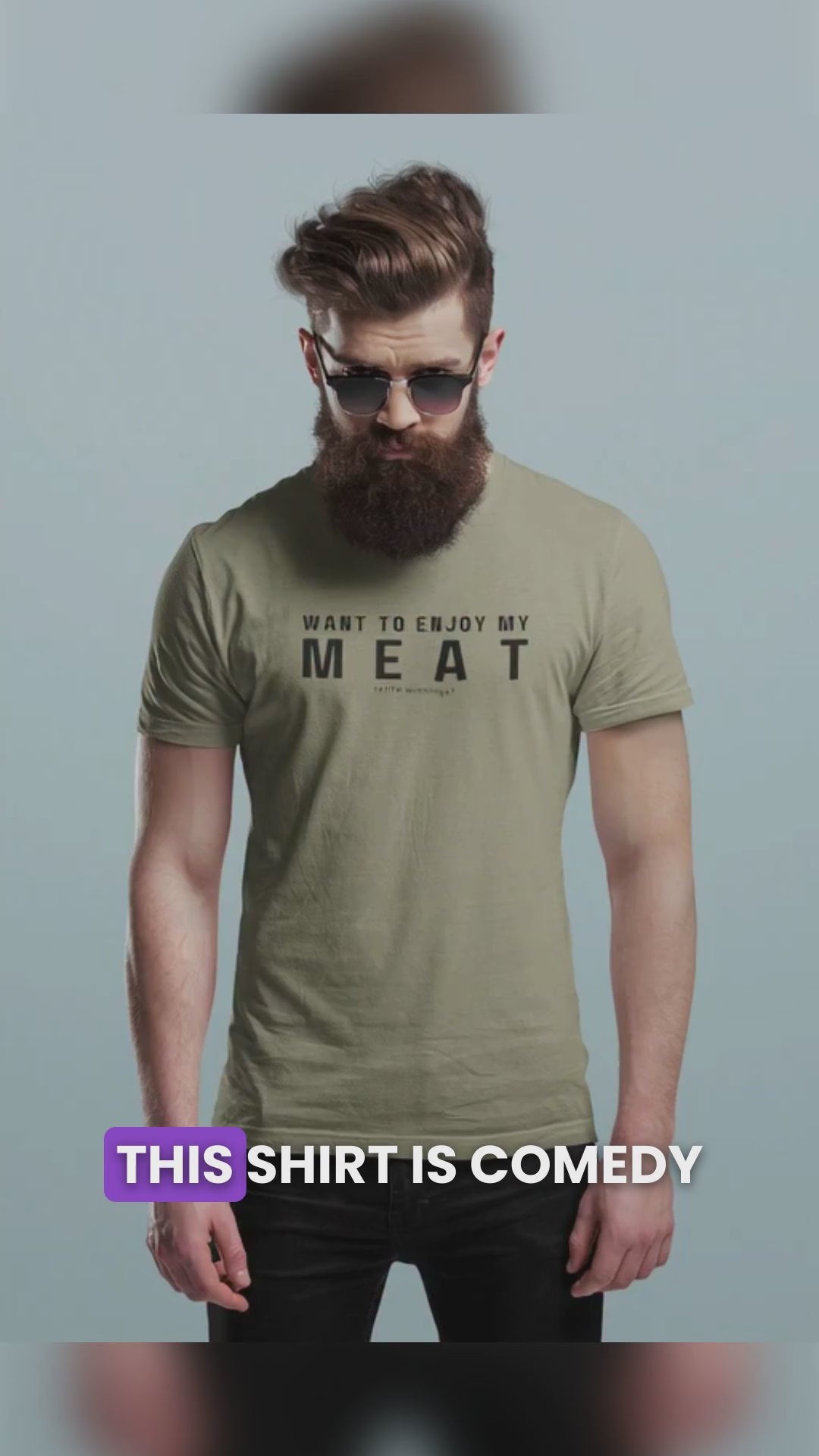 Load video: Want to enjoy my MEAT (raffle winnings) T-shirt