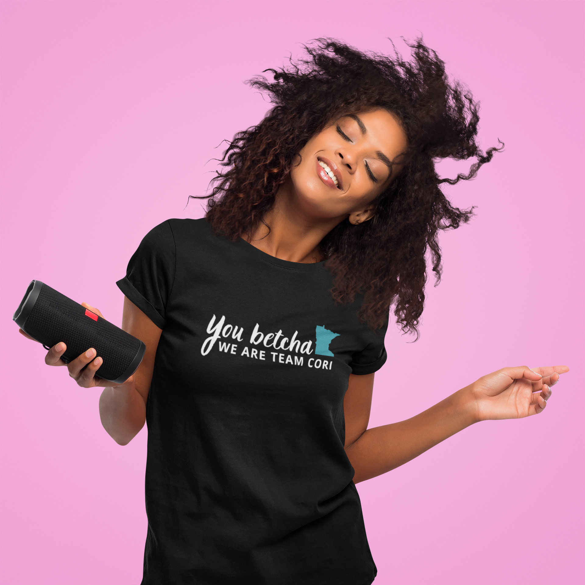 You Betcha We’re Team Cori Tee | Minnesota Nice Meets Team Reba | The Voice Fan Shir