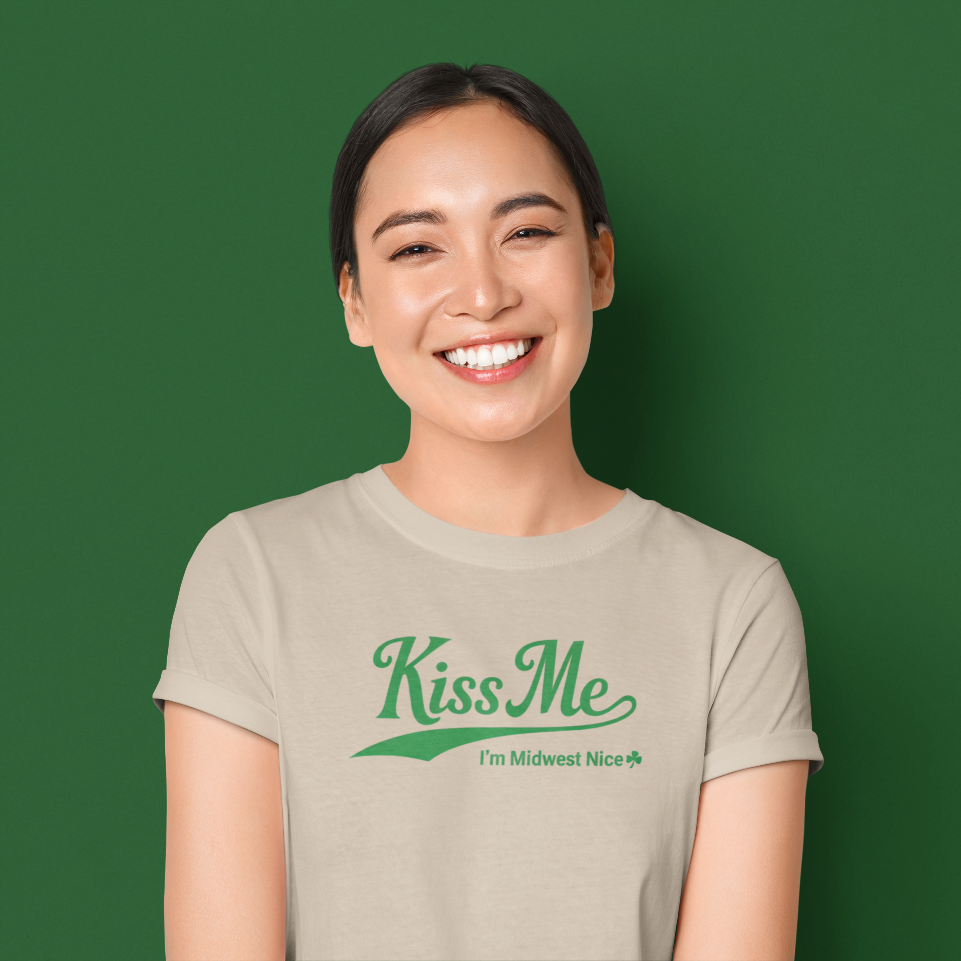Kiss Me I'm Midwest Nice T-shirt (Women's Fit)